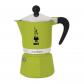 Cafetiere italienne   BIALETTI   RAINBOW   6 tasses   0,30 L   Vert