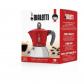 Cafetiere italienne   BIALETTI   NEW MOKA INDUCTION   6 tasses   0,28 L   Rouge