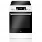 Cuisini�re induction Amica ACV605RB blanche