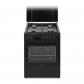 Cuisiniere gaz CONTINENTAL EDISON CECG60FCB1   4 feux   L59,8 x P61 xH83cm  Noir