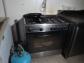 cuisiniere  a gaz pro four et 6 feux  en inox