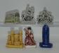s�rie compl�te f�ves artisanales Lyon moulin � huile mh Guignol monuments #41
