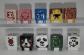 s�rie compl�te f�ves animaux cubes panda vache lion tortue crocodile cochon #40
