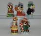 s�rie compl�te f�ves grosses arche de No�l animaux ourson pingouin #38