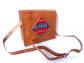 SAC BANDOULIERE NEUF CUIR PLEINE FLEUR CAMEL LAINE KILIM SACOCHE ETHNIQUE FEMME
