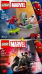 LEGO Spider Man #30679, #30725   Venom Street Bike   Anti Venom Heist   100% NEW