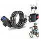Antivol de v�lo pour enfant, rev�tement en PVC, �tanche et inoxydable, antivo...