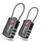 Lot de 2 cadenas � bagages approuv�s par la TSA, cadenas � combinaison en all...