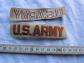 Bande US ARMY Guerra Del Golfo Originale Patch US ARMY Militaria