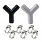 Lot de 2 distributeurs en Y pour machine � laver  Double raccord  Adaptateur ...