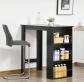Table de Bar Design avec Rangement Int�gr�   �l�gance & Gain de Place