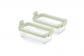 Plats en verre rectangulaire transparent pour friteuse � air lot de 2
