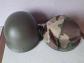 casque militaire dunois cousance 1979 housse cam. en TBE.