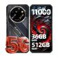 T�l�phone Mobile  WP62, 36 Go (12 24) De RAM, 512 Go De ROM, Android 15, Smartph