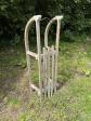 Luge en Bois d�co ancienne Ann�e 50 60