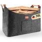 Sac en feutre XXL  Panier � b�ches pliable et panier � provisions en feutre d...
