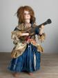 Poup�e  Automate ancienne de collection Musique porcelaine jouet Doll jeu 19�me