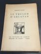 LE TR�SOR D'ARLATAN ALPHONSE DAUDET ex HC beau papier 1930 BE