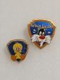 2 Pin s vintage Titi et Grosminet 1989 Cartoon Warner Company Tres bon etat