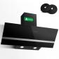 Hotte hotte murale 90 cm 400 m�-h tactile LED A   noir circulation d'air �vacuation 58 dB
