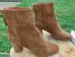 Authentic Sandro Paris Women's Suede Ankle Boots Size EU 36   Made in Portugal