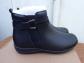 Chaussures bottines boot noir iris� dessus int�rieur cuir DAMART 39 Neuf   bo�te