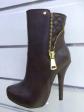 Stiefelette Stiefel Schuh Sexy Brown Frau Gr��e 38 Absatz 12 CM