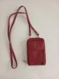 Sacoche bandouli�re - Portefeuille FRANCINEL   Cuir Rouge