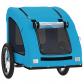 Remorque chariot transport de v�lo pour animaux de compagnie bleu Helloshop26 0