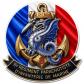 AUTOCOLLANT  INSIGNE MILITAIRE 8� RPIMA PARACHUTISTE INFANTERIE MARINE RZ113