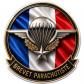 STICKER INSIGNE MILITAIRE COMMANDO ARMEE BREVET PARACHUTISTE AUTOCOLLANT BZ107