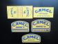Lot de 5 autocollant automobile et autre  camel dont trophy '87 et 91
