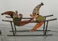 Jouet Ancien M�canique d'estaminet Acrobates sur Balan�oire Vintage 1950 Caf�