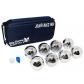 Set de 8 Boules de P�tanque avec Protection Antirouille et Sacoche de Transport