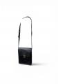 Superbe sacoche bandouli�re Lancel Paris vintage cuir noir Made in Italy