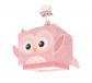 Lustre Chambre Lampe Suspension Enfant Little Pink Owl Hibou Rose
