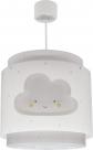 Lampe Suspension Enfant Baby Dreams Nuage Gris, lustre chambre enfant, 76012E
