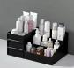 Organisateur de Bureau-Maquillage Noir Polyvalent   Rangement Chic et Pratique