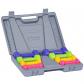 Ensemble d'halt�res courtes total 10 Kg   paires de 0,5-1-1,5-2 Kg avec malette