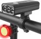 Lumi�re v�lo 2400 lm USB C, 6400 mAh, chargeur portable, IPX5