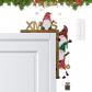 D�coration de Cadre de Porte de No�l,D�coration de Porte de No�l en Bois,D�co...