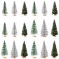 18 Pi�ces Mini Sapin de No�l D�coration, Petit Sapin de Noel Artificiel, Arbr...