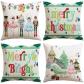 Lot de 4 Housses de Coussin de No�l, Housse de Coussin D�corative Moderne pou...