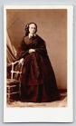 CDV 1865 Femme en pose photographie ancienne Disd�ri � Paris albumen Foto Frau