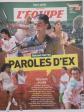 L'�QUIPE HORS S�RIE MAI 2026 ROLAND GARROS   PAROLES D'EX DE LA TERRE � LA UNE