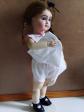 Pour Poup�e Bleuette,  :    Chemise de jour et Culotte . Modele 1910 .