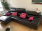 canap� en cuir, six places avec une m�ridienne achet� chez Monsieur meubles