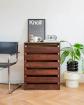 Fernand, le meuble de bureau en bois fonc� N�327