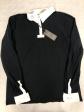 Chemise Concours �quitation Vestrum Ketchum Noir Col Blanc Manches Longues XLV