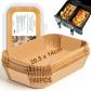 HONYAO Papier Cuisson pour Ninja Air Fryer, 100 Pi�ces 20,5x14cm Rectangulair Pa
